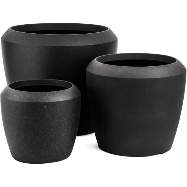 Květináč G21 Coal Round 55,6 x 55,6 x 48,4 63929700