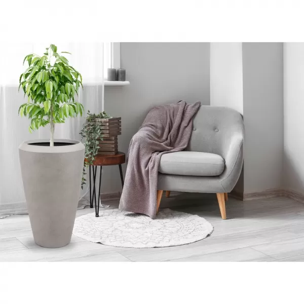 Květináč G21 Cement Oval 55 x 55 x 86,3 63929726