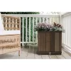 Květináč Keter Deco Square walnut 612030
