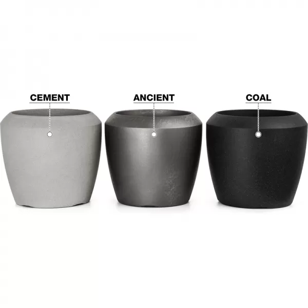 Květináč G21 Cement Oval 44,3 x 44,3 x 69,8 63929727