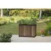 Květináč Keter Deco Rectangle Tall walnut 612033