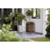 Květináč Keter Deco Square Tall walnut 612031