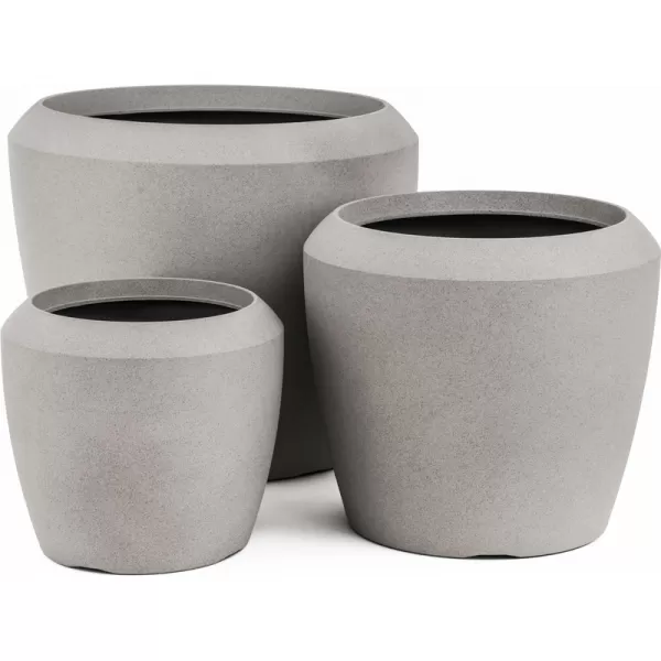 Květináč G21 Cement Round 44 x 44 x 39,5 63929704