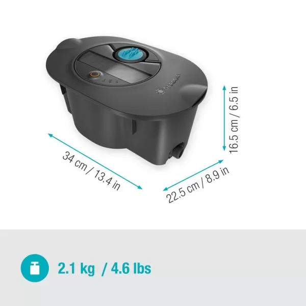 Kompletní sada Pipeline zavlažovací systém AquaPrecise, solární napájení, pro trávníky Gardena 16010-20