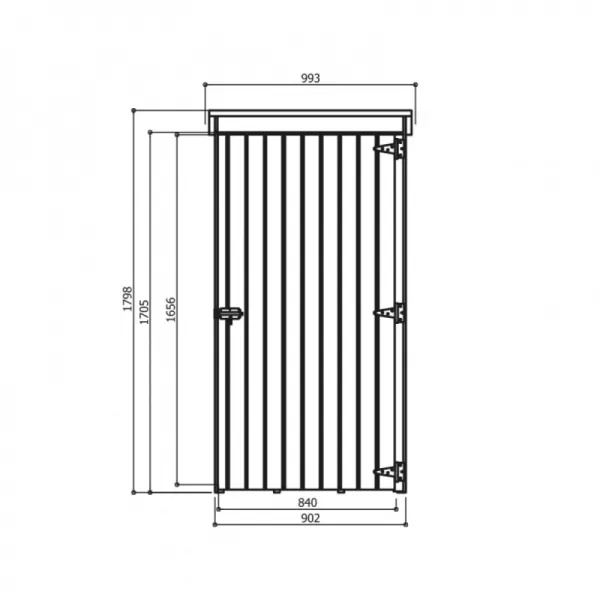 Dřevěný domek SOLID DEBORA 1 - 90 x 96 cm (S8581-1) LG2391