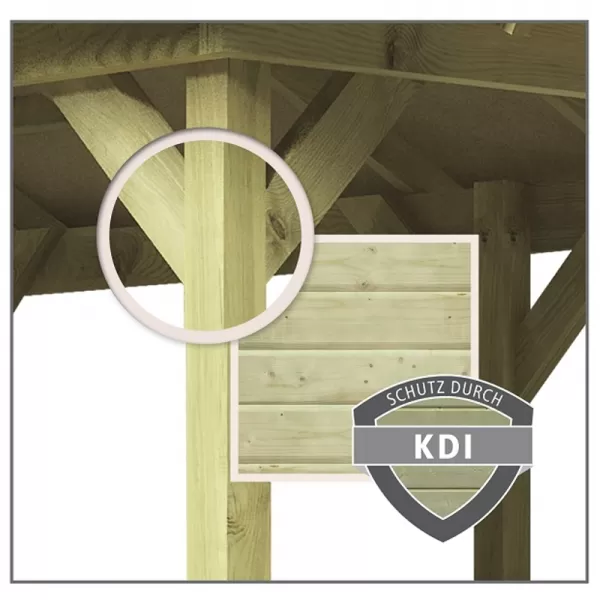 Zahradní altán KARIBU SEVILLA 28743 LG1939