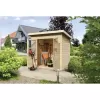 Dřevěný domek KARIBU MERSEBURG 2 (68150) natur LG1728