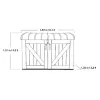 Zahradní úložný box LIFETIME 60170 HORIZONTAL LG1076