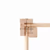 Dřevěný domek KARIBU ASKOLA 4 + přístavek 240 cm (73247) natur LG1709