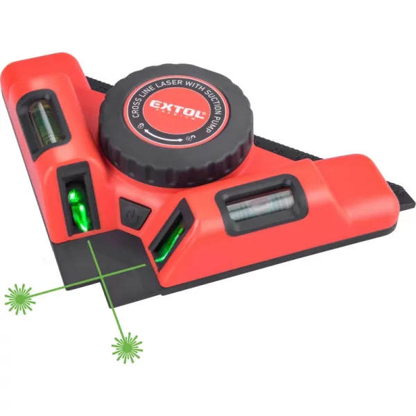 Laser zelený-úhelník 90° Extol Premium 8823303