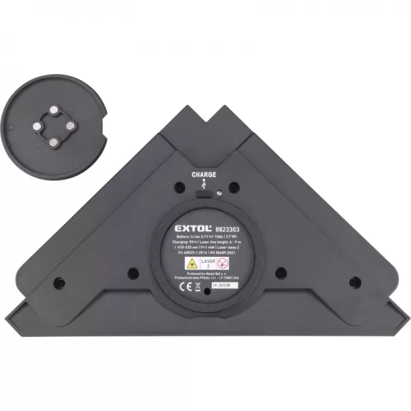 Laser zelený-úhelník 90° Extol Premium 8823303