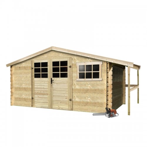Dřevěný domek SOLID TOMAS 464 x 301 cm (P88904) LG1596