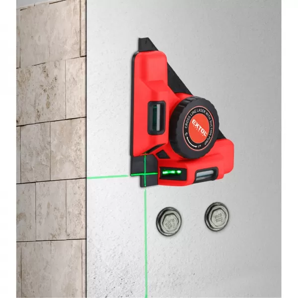 Laser zelený-úhelník 90° Extol Premium 8823303