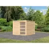 Dřevěný domek KARIBU QUBIC 2 (88527) natur LG2194