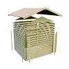 Dřevěný domek KARIBU TALKAU 4 (83336) natur LG1775