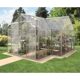 Skleník VITAVIA SIRIUS čiré sklo 3 mm stříbrný