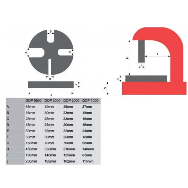 Ruční lis Holzmann DOP 2000