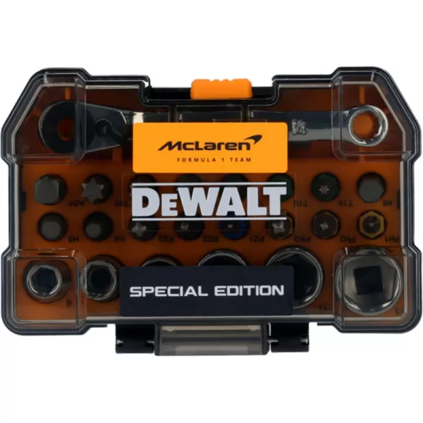 24dílná sada bitů a hlavic McLaren DeWALT DT70906