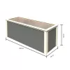 Vyvýšený záhon KARIBU HOCHBEET 282 (91550) terragrau