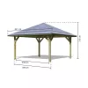 Carport KARIBU KIRN 1 68843 LG2490