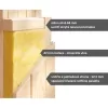 Finská sauna KARIBU BODIN (47829) LG2493
