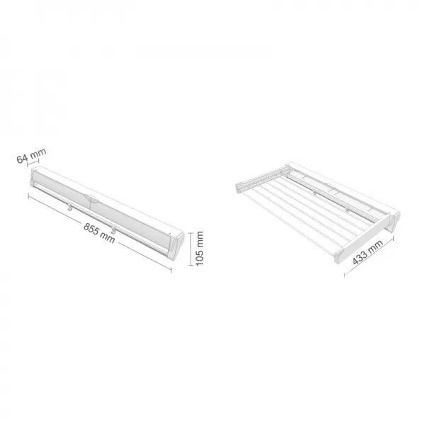 Sušák na prádlo JUWEL ARTDRY 80 LG2268