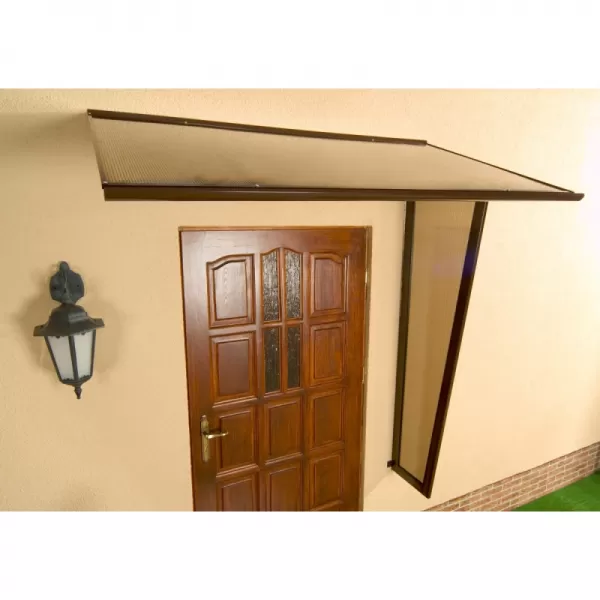 Stříška nad dveře LANITPLAST MELES 160/85 hnědá LG654