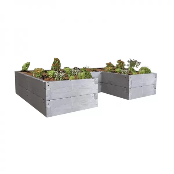 Vyvýšený záhon JUWEL TIMBER ERGOLINE 185 x 125 x 40 cm LG2078