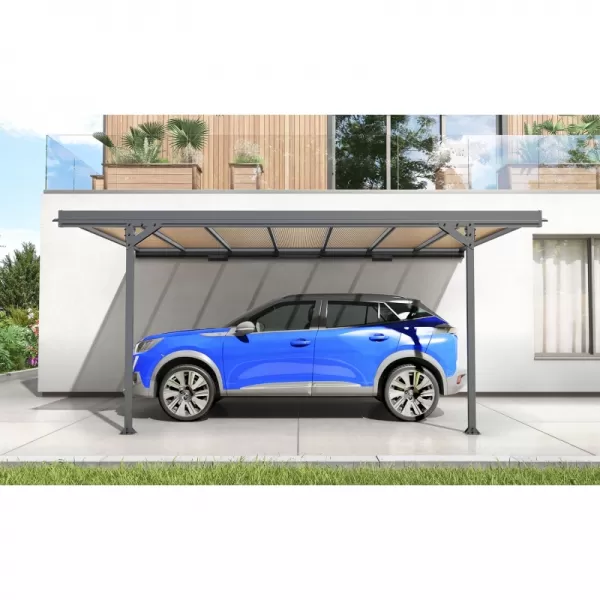 Carport TRIGANO JARDIN MISTRAL WALL LG2461