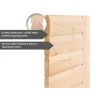 Finská sauna KARIBU ADELINA (6168) LG2495