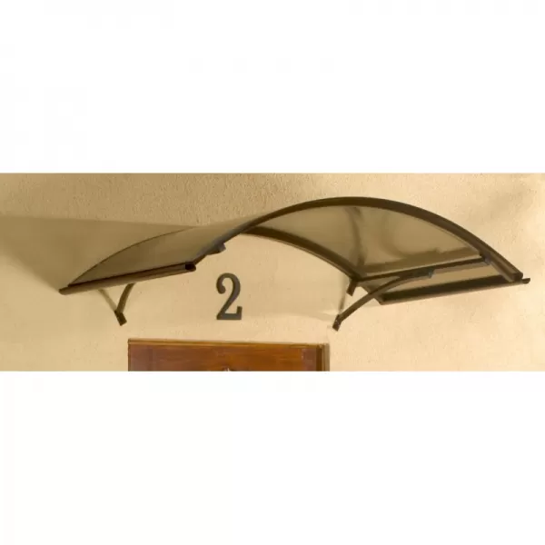 Stříška nad dveře LANITPLAST ARCO 160/90 hnědá LG678