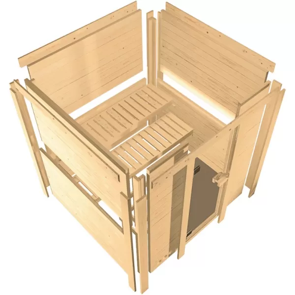 Finská sauna KARIBU BODIN (47829) LG2493