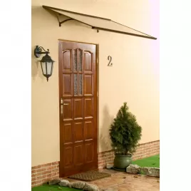 Stříška nad dveře LANITPLAST MELES 120/85 hnědá LG653