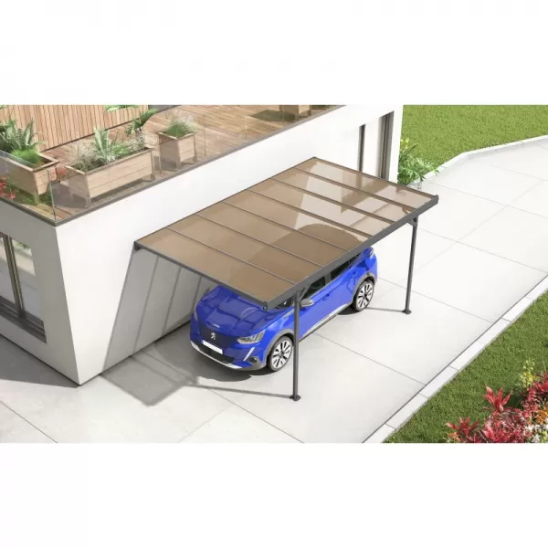 Carport TRIGANO JARDIN MISTRAL WALL LG2461