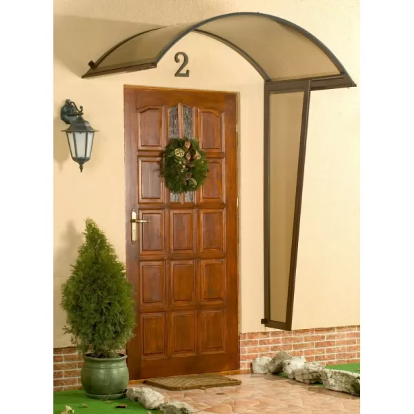 Stříška nad dveře LANITPLAST ONYX 250/75 hnědá LG671