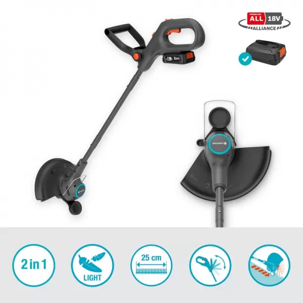 Aku vyžínač EasyTrim 25 18V P4A - 1x4,0Ah Gardena 14704-20