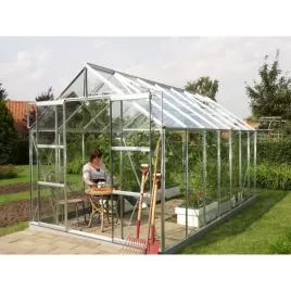 Skleník VITAVIA URANUS 11500 čiré sklo 3 mm stříbrný LG1038