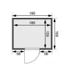 Finská sauna KARIBU ADELINA (6168) LG2495
