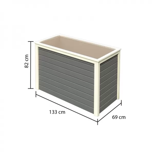 Vyvýšený záhon KARIBU HOCHBEET 191 (64565) terragrau