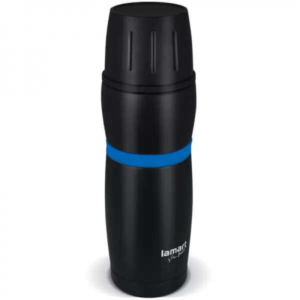 Termoska černo/modrá Cup 0,48L LAMART LT4053