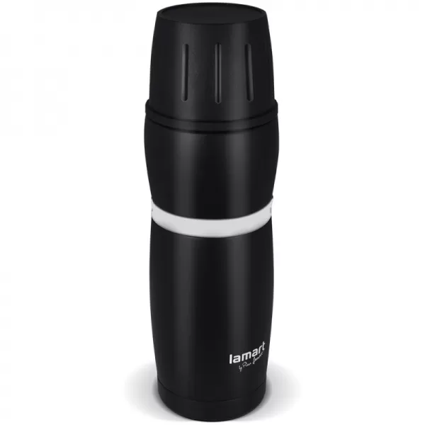 Termoska černo/bílá Cup 0,48L LAMART LT4052