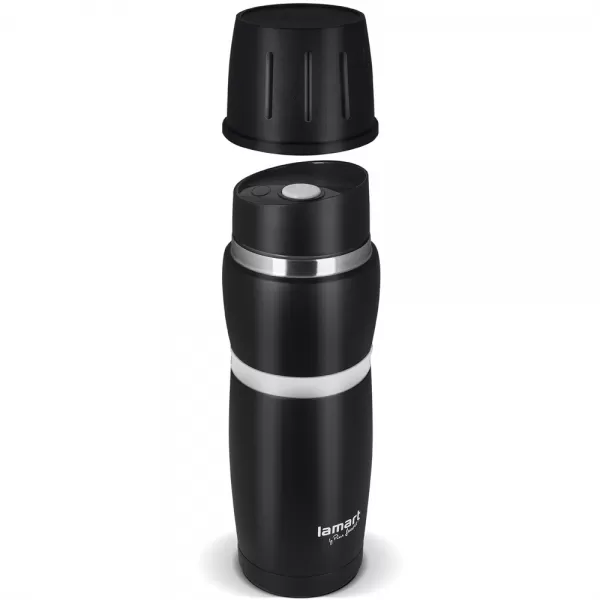 Termoska černo/bílá Cup 0,48L LAMART LT4052