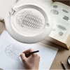 Stolní lupa se světlem a krytem čočky, 1000lm, 5x zvětšení Extol Light 43162