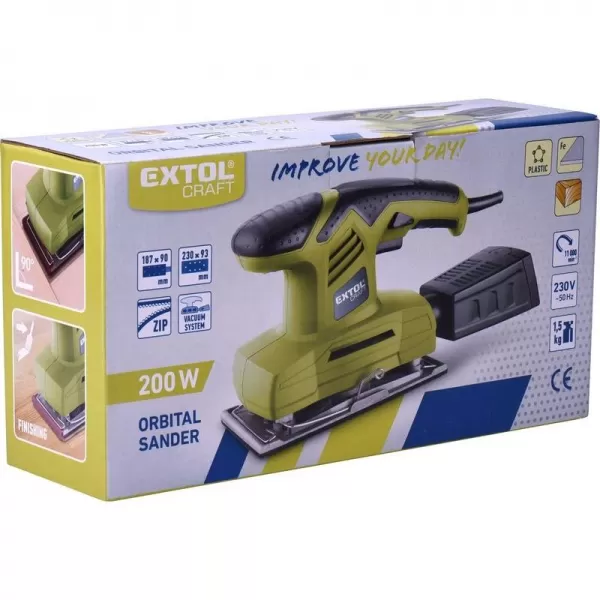 Vibrační bruska 200W EXTOL CRAFT 407115