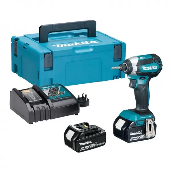Aku rázový utahovák 1/2" 2x3,0Ah 18V Makita DTD153RFJ