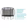 Trampolína Comfort 366 cm + ochranná síť + schůdky ZDARMA Marimex 19000096