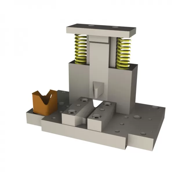 Klínový děrovací nástroj Metallkraft pro PM pro rohy