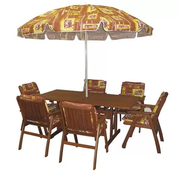 Stolová sestava Meranti Victoria set 6 V-Garden 26VICTORIA6