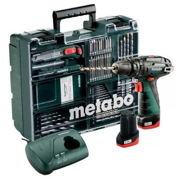 Aku vrtačka 2x2,0Ah Metabo BS 18 L Set MD 602321870