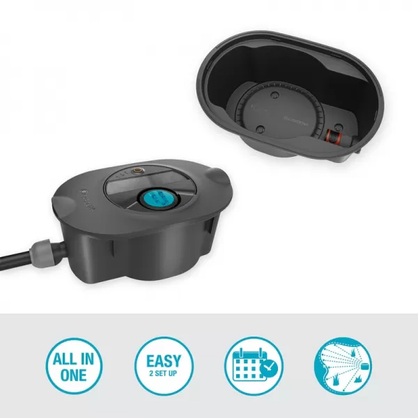 Pipeline zavlažovací systém AquaPrecise, solární napájení, podzemní, pro trávníky Gardena 16001-20